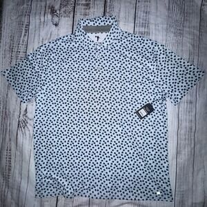 Men's Anderson Ord  Arroyo Performance Polo Shirt Golf White Skyway  XL $110